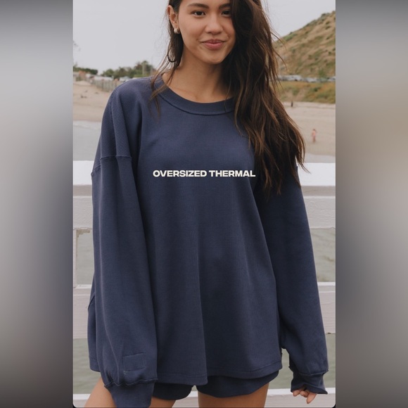 Daily Drills Tops - Daily Drills NWT Navy Thermal Set